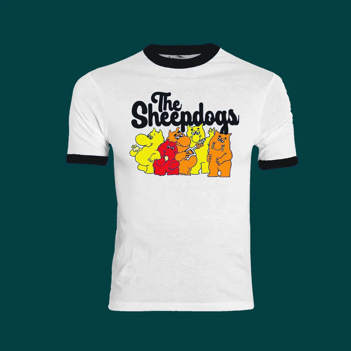 Sheepdogs Munchies Ringer Tee S-XXL t-shirt bicolore