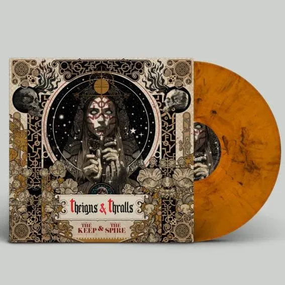 Rockshots Records Theigns & Thralls The Keep & The Spire Vinyle marbré orange