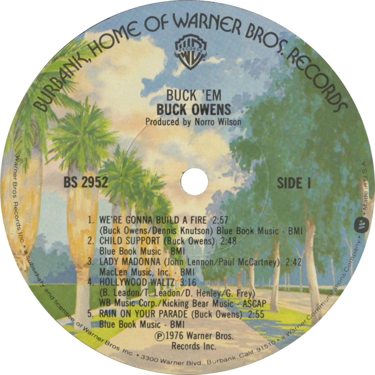 Buck Owens Buck Em vinyle LP vintage scellé