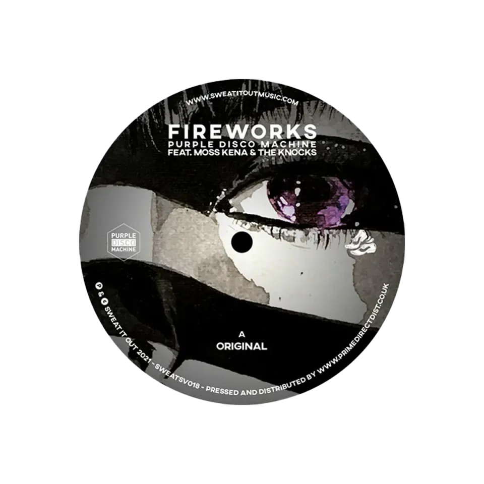 Purple Disco Machine Fireworks single 7 pouces 2 mix