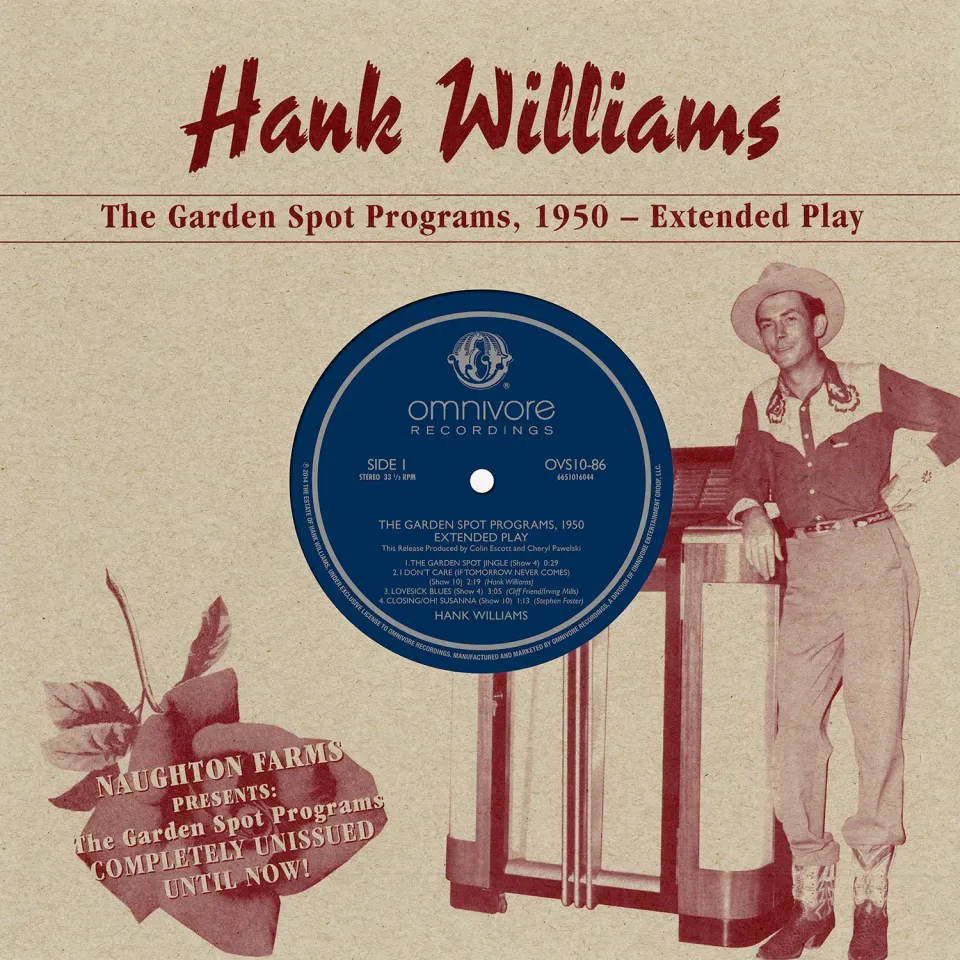 Omnivore Recordings Hank Williams Garden Spot Programs vinyle 10" brun