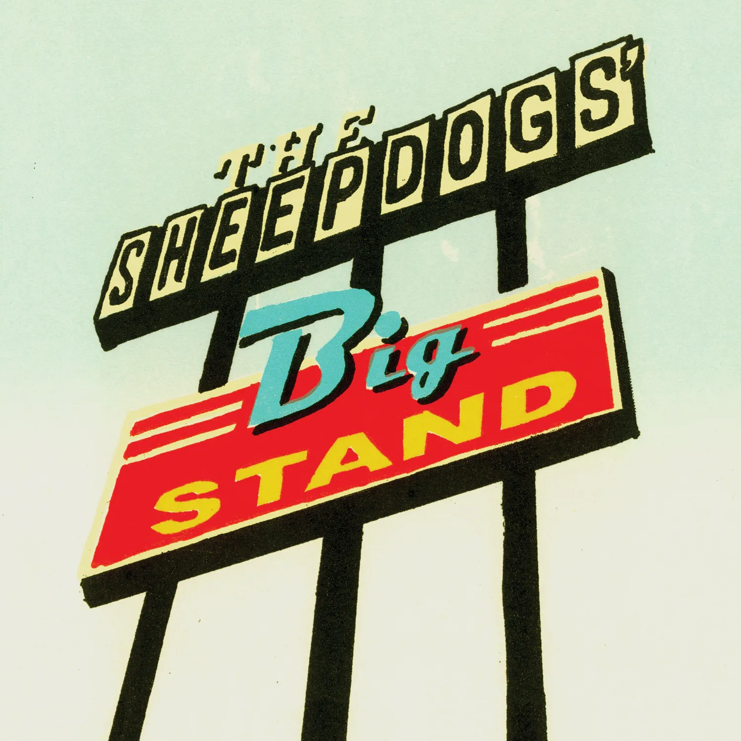 Sheepdogs Recording Co Big Stand double vinyle noir