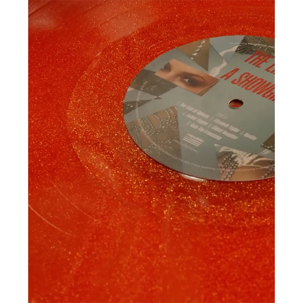 Taylor Swift Life Of A Showgirl Vinyle orange glitter