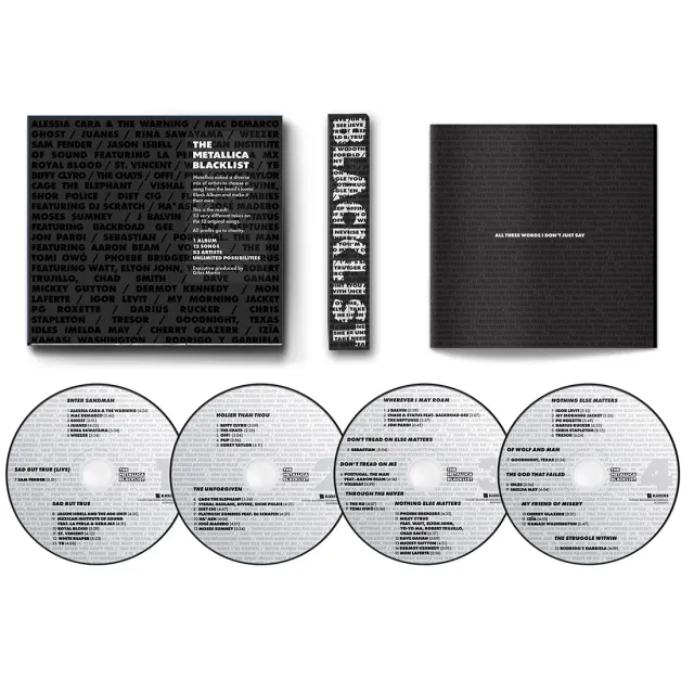 Metallica The Blacklist coffret 4CD 50 titres