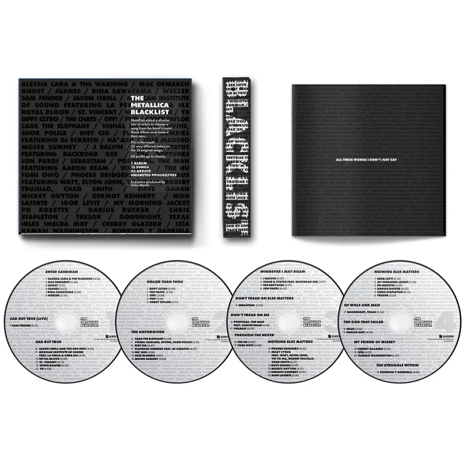 Metallica The Blacklist coffret 4CD 50 titres
