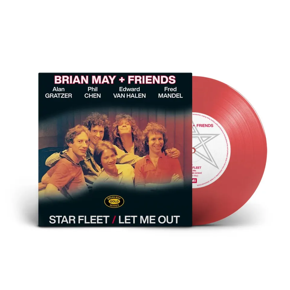 Brian May Star Fleet single 7" vinyle rouge collector