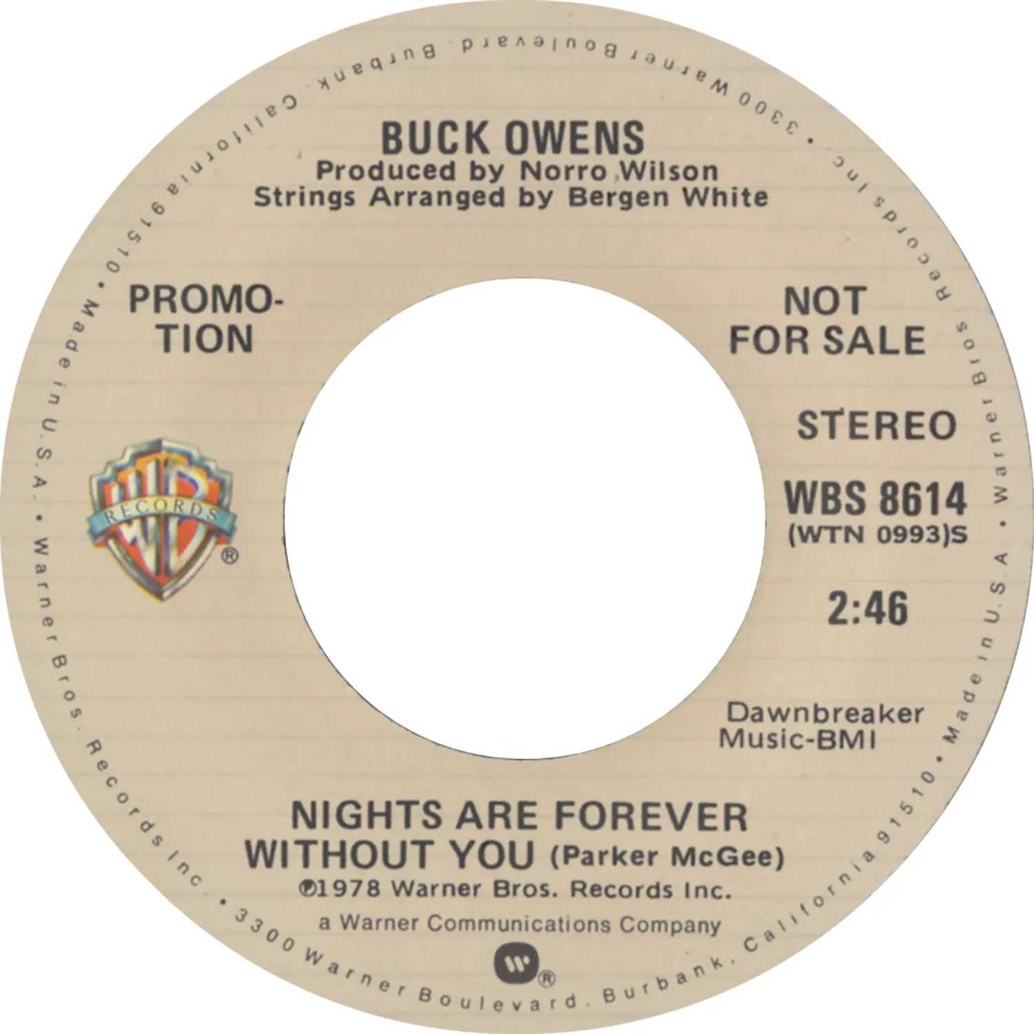 Omnivore Recordings Buck Owens Do You Wanna Make Love single 7"