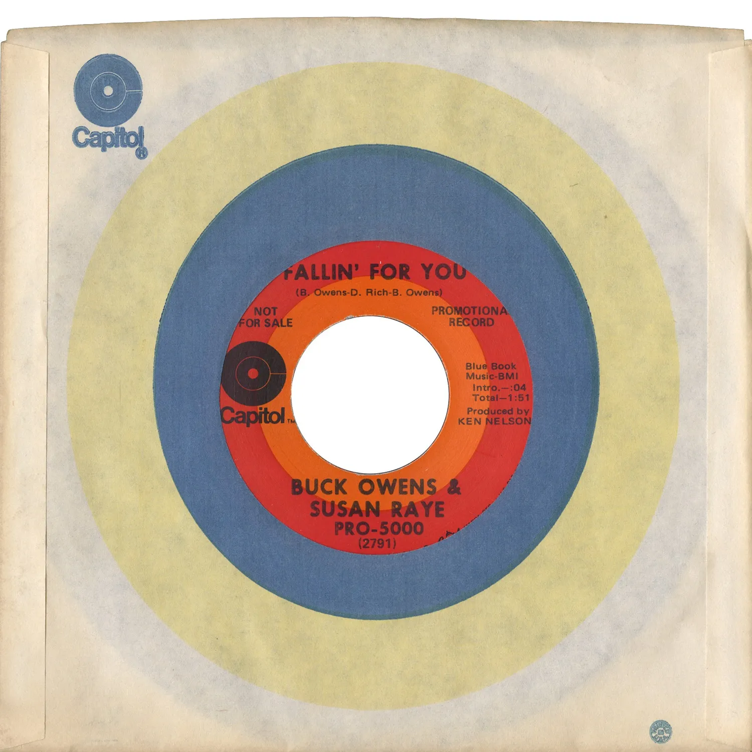 Omnivore Buck Owens Susan Raye Togetherness 7" vinyle vintage