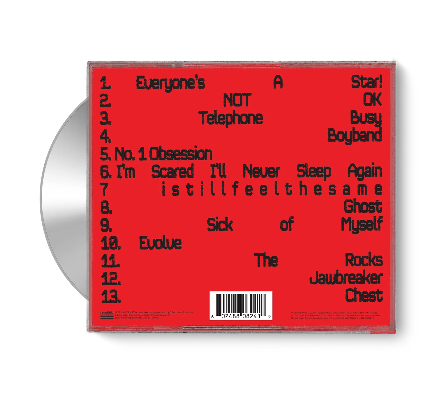 EMI Everyone's A Star Ashton Deluxe CD + carte signée