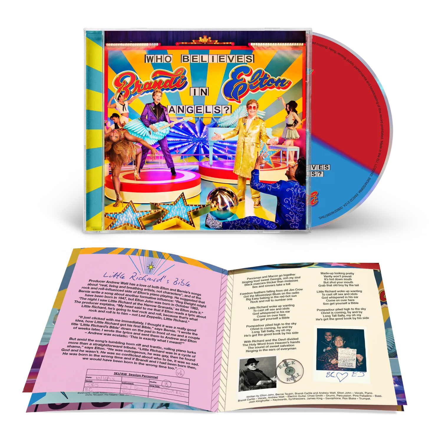 EMI Who Believes In Angels CD tricolore standard