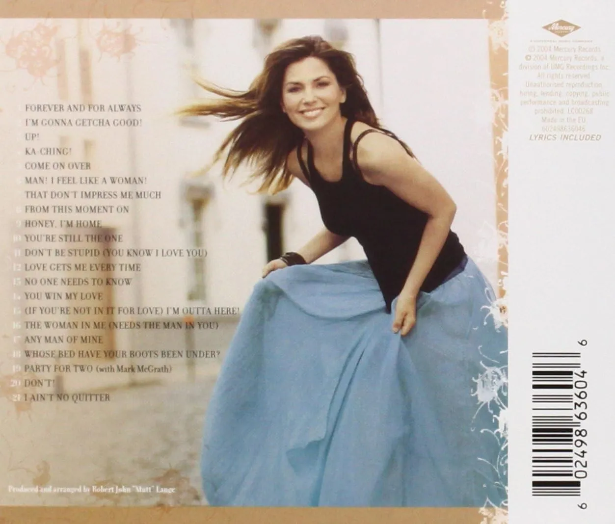 Shania Twain Greatest Hits CD 21 titres