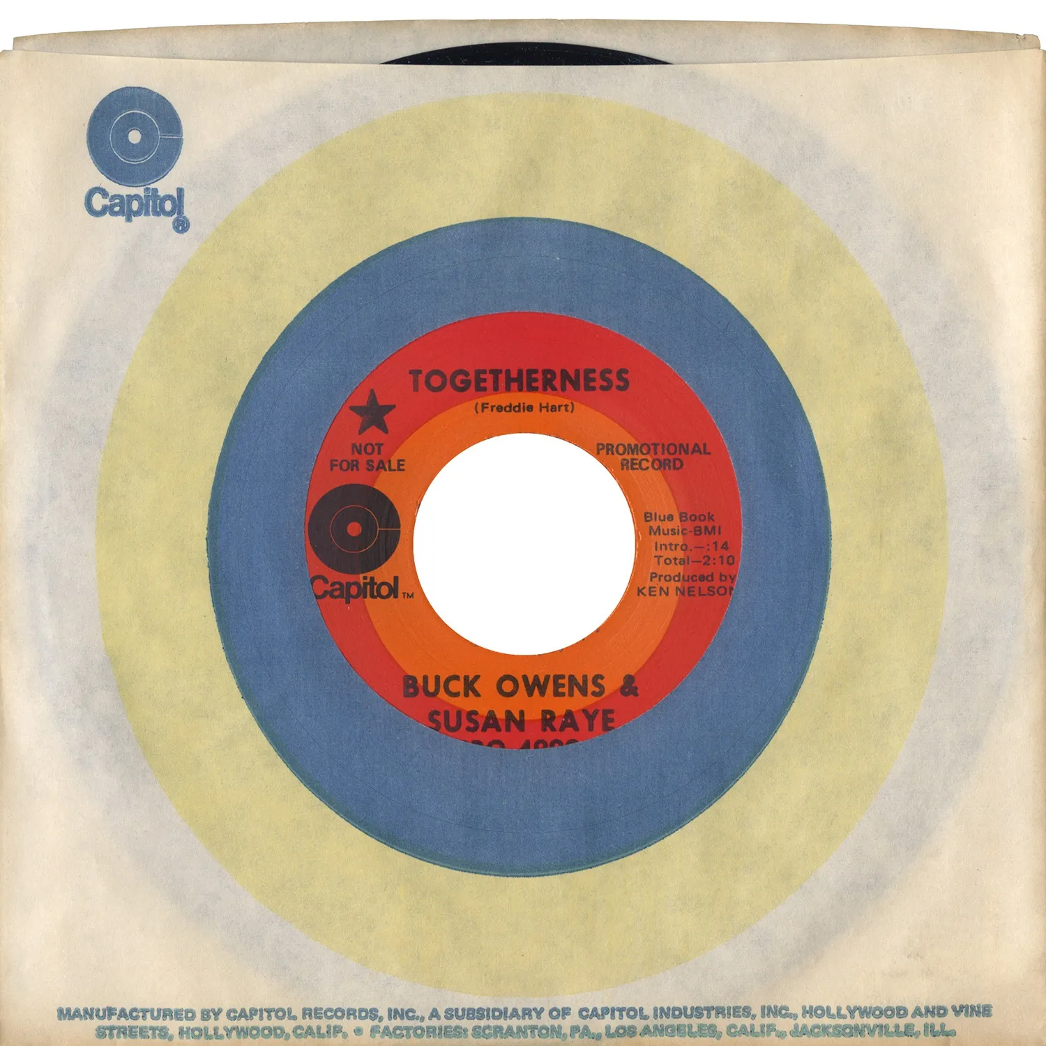 Omnivore Buck Owens Sweeter Together Bundle 6 vinyles 45t duos