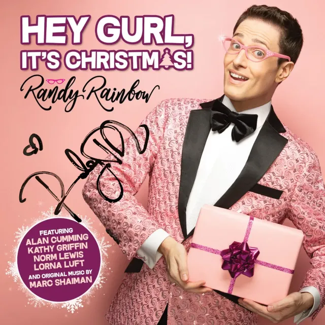 Center Stage Records Randy Rainbow Hey Gurl It's Christmas CD dédicacé