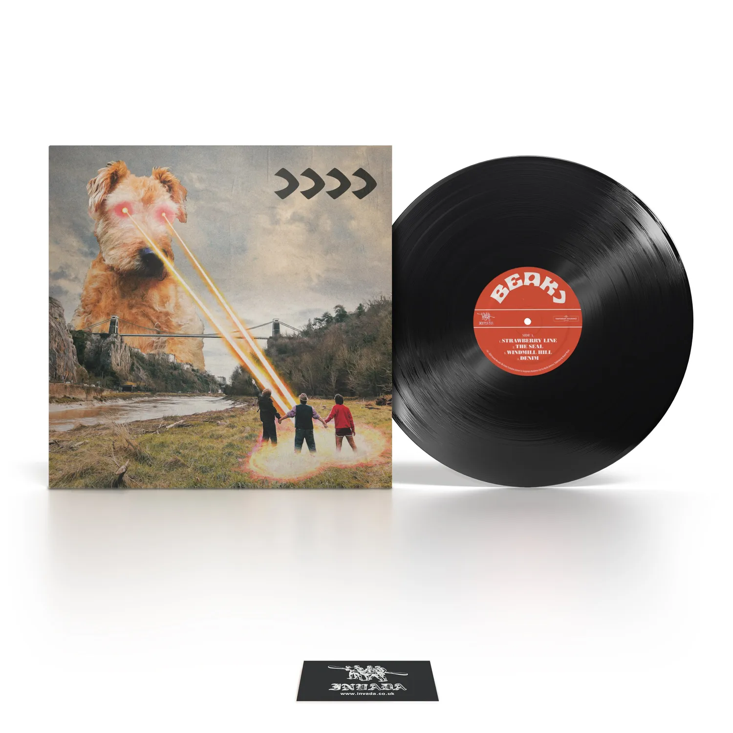 Temporary Residence Beak >>>> LP vinyle rouge transparent