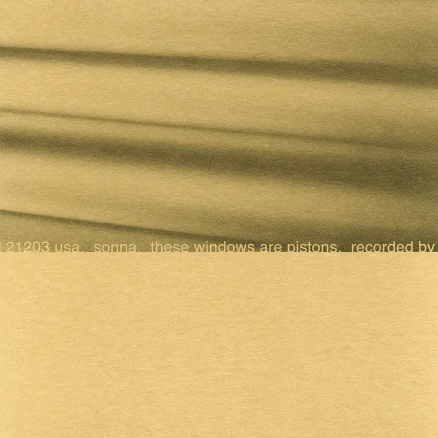 Temporary Residence Sonna These Windows Are Pistons CD EP 3 titres