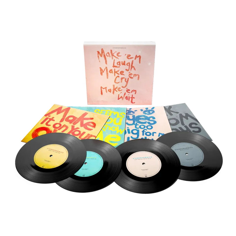 EMI Stereophonics Make 'em Laugh coffret 4x7" vinyle