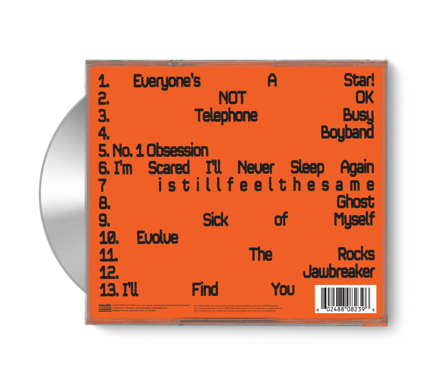 EMI Everyone's A Star Calum Deluxe CD + carte signée