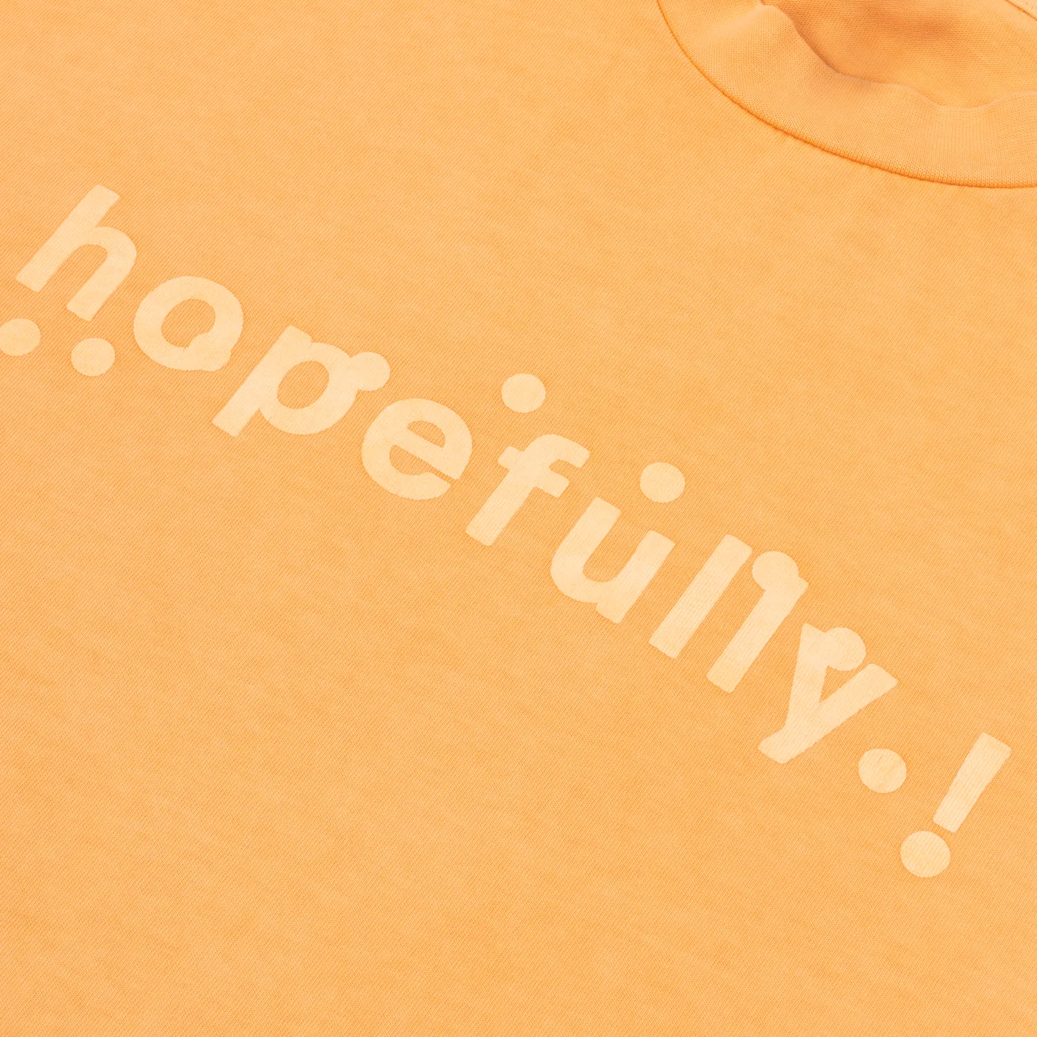EMI Hopefully t-shirt orange overdye coton