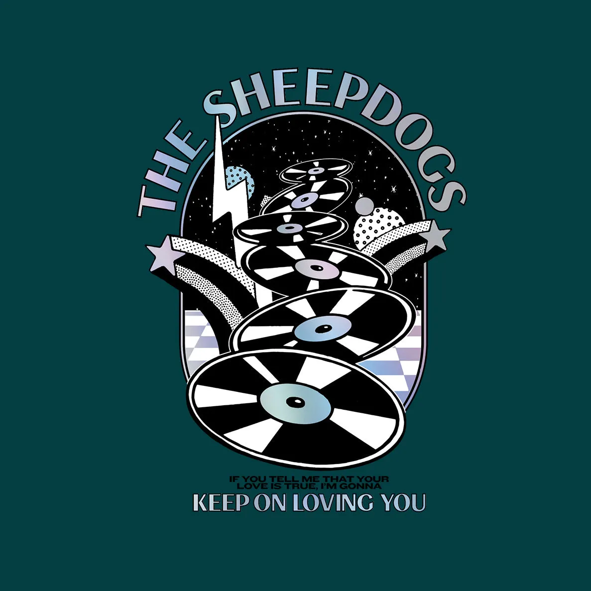 Sheepdogs Recording Co Stickers vinyle assortis