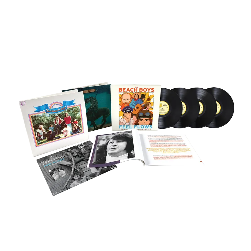 EMI Beach Boys Feel Flows coffret vinyle 4LP noir sessions