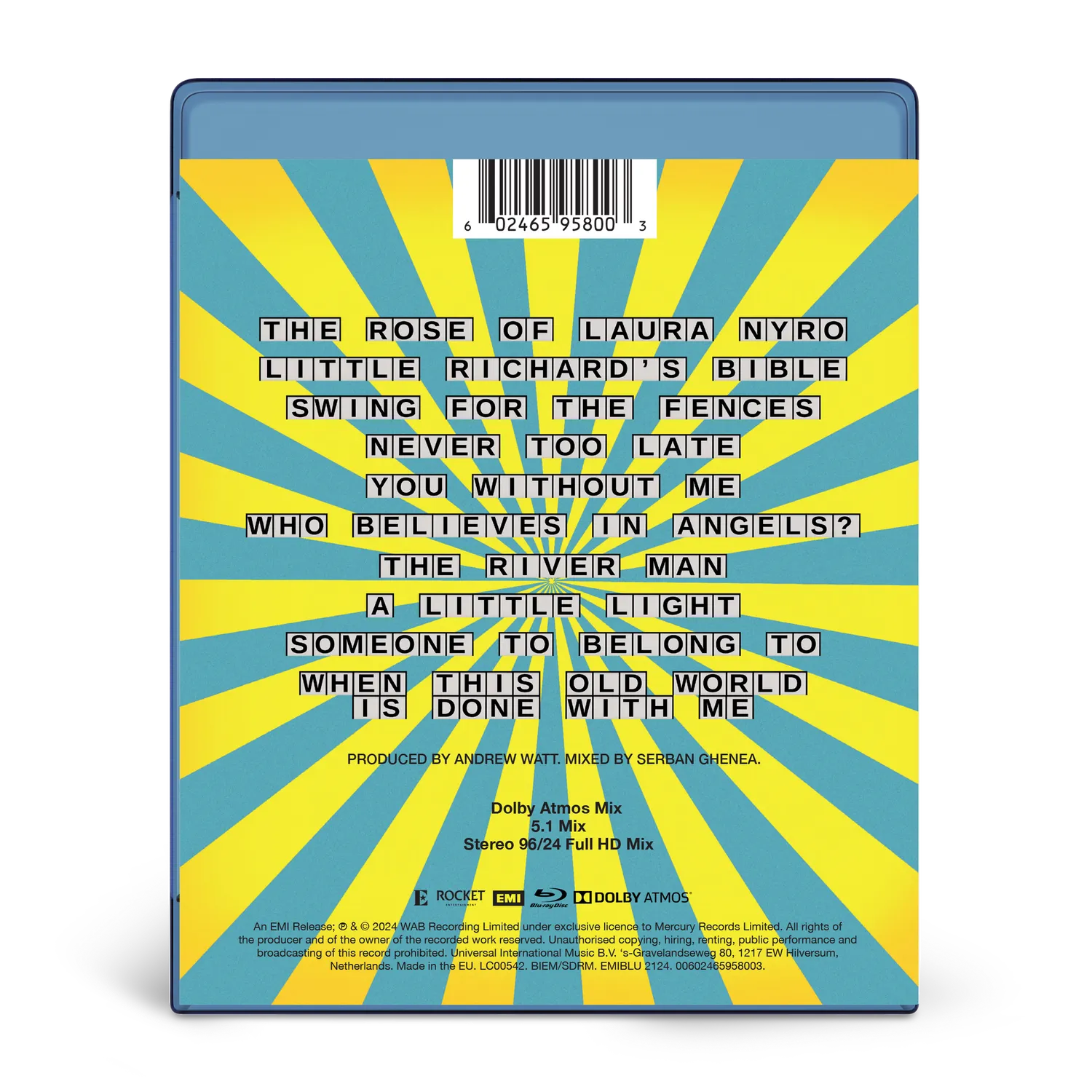 EMI Who Believes In Angels Blu-ray Atmos limitée