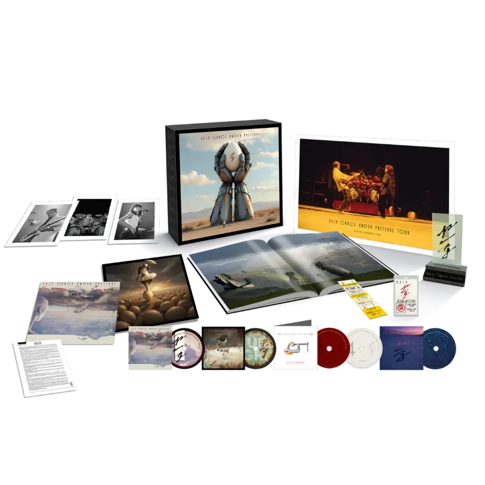 EMI Rush Grace Under Pressure coffret 4CD Blu-ray
