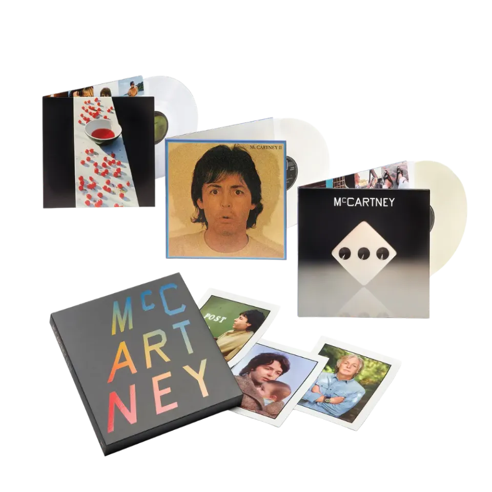 EMI McCartney I II III Coffret 3LP vinyle couleur limité