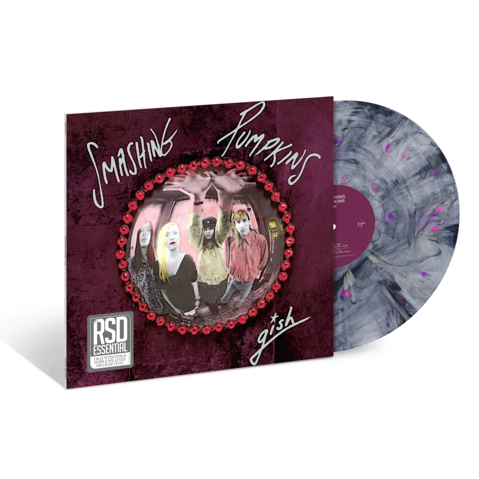 EMI Gish Grey Pink Purple Splatter vinyle LP 180g