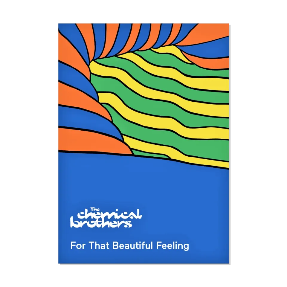 EMI Chemical Brothers For That Beautiful Feeling affiche B2 numérotée