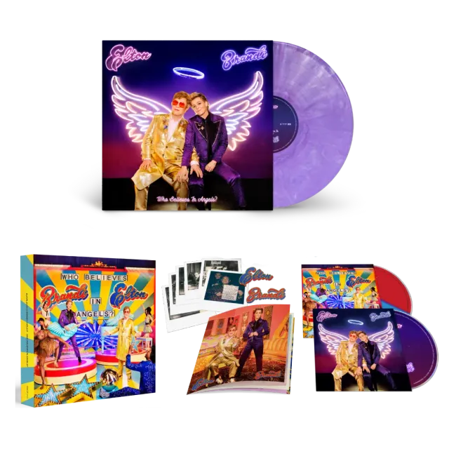 EMI Who Believes In Angels vinyle violet marbré + CD coffret