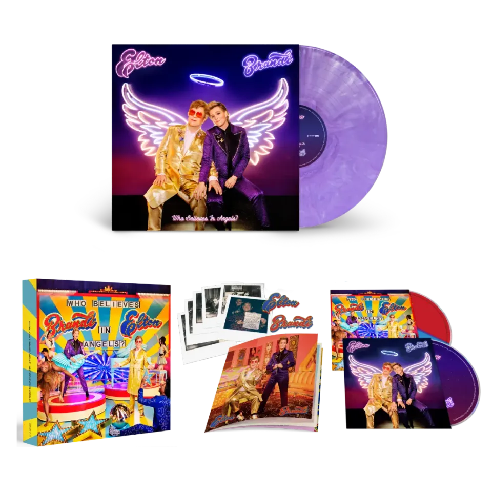 EMI Who Believes In Angels vinyle violet marbré + CD coffret