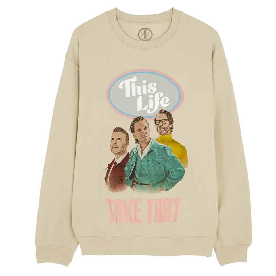 EMI Take That This Life sweat col rond sable coton