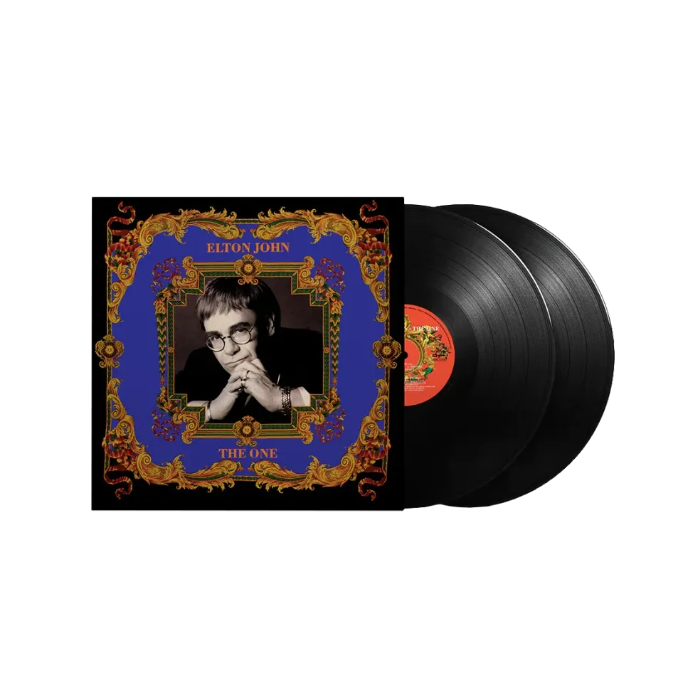 EMI The One vinyle 2LP Elton John pochette Versace