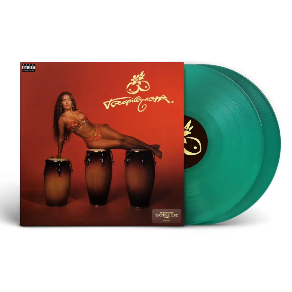 EMI Karol G Tropicoqueta vinyle 2LP bleu