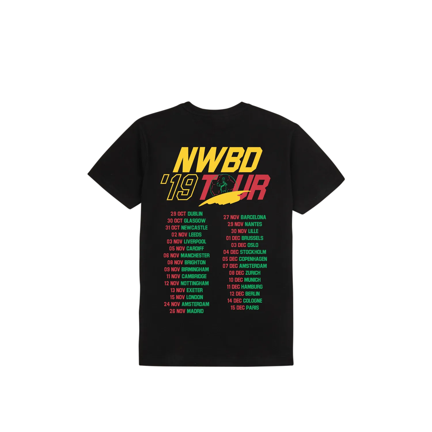 EMI NWBD Tour 2019 t-shirt coton S-XXL