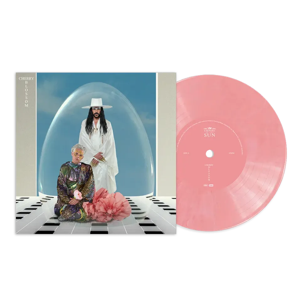 EMI Cherry Blossom single vinyle 7 pouces rose limité