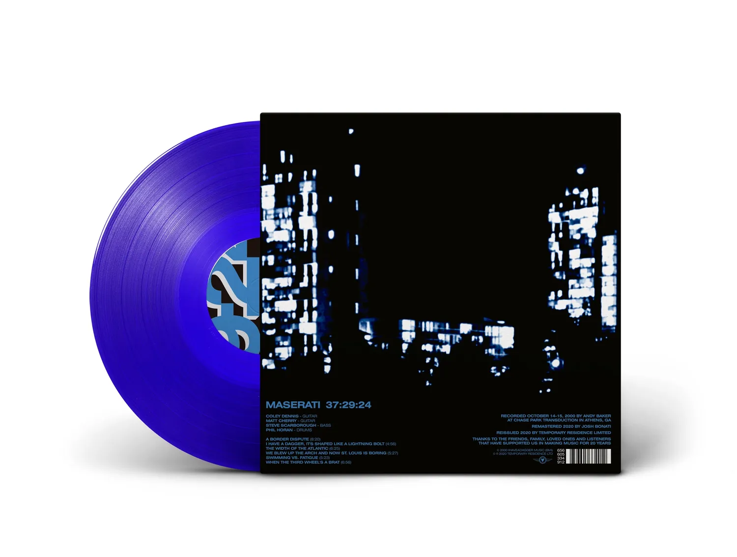 Temporary Residence Maserati 37:29:24 Anniversary CD remasterisé