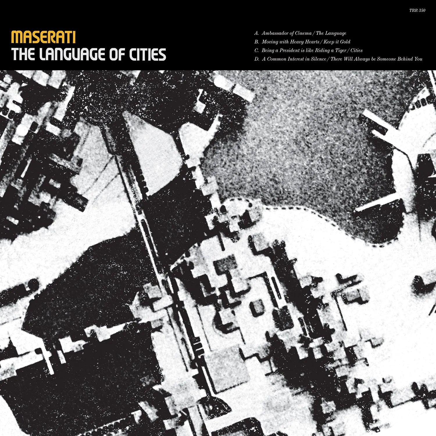 Temporary Residence Maserati Language of Cities 2xLP couleur