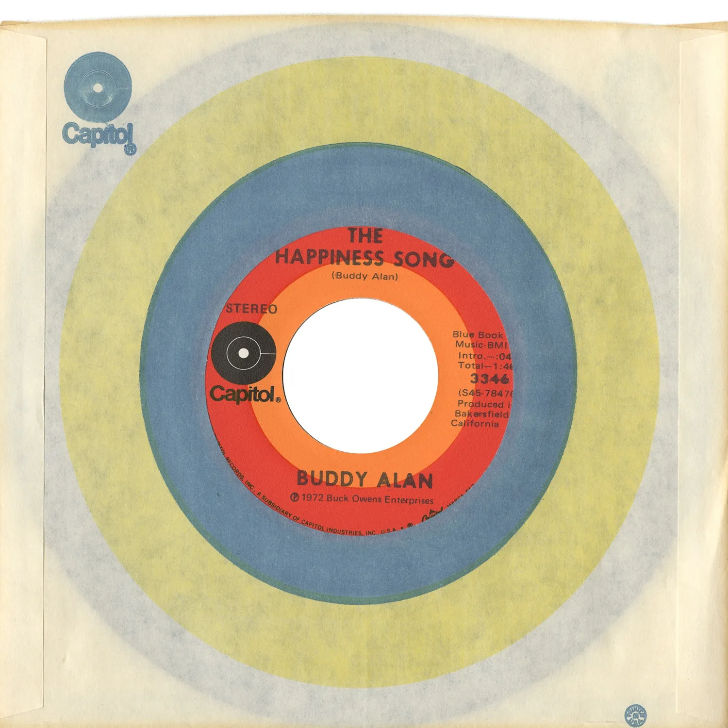 Omnivore Recordings Buddy Alan I'm In Love vinyle 7 pouces