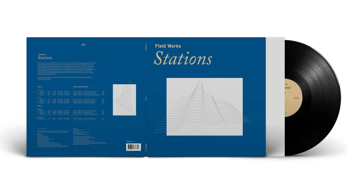 Temporary Residence Field Works Stations vinyle noir expérimental