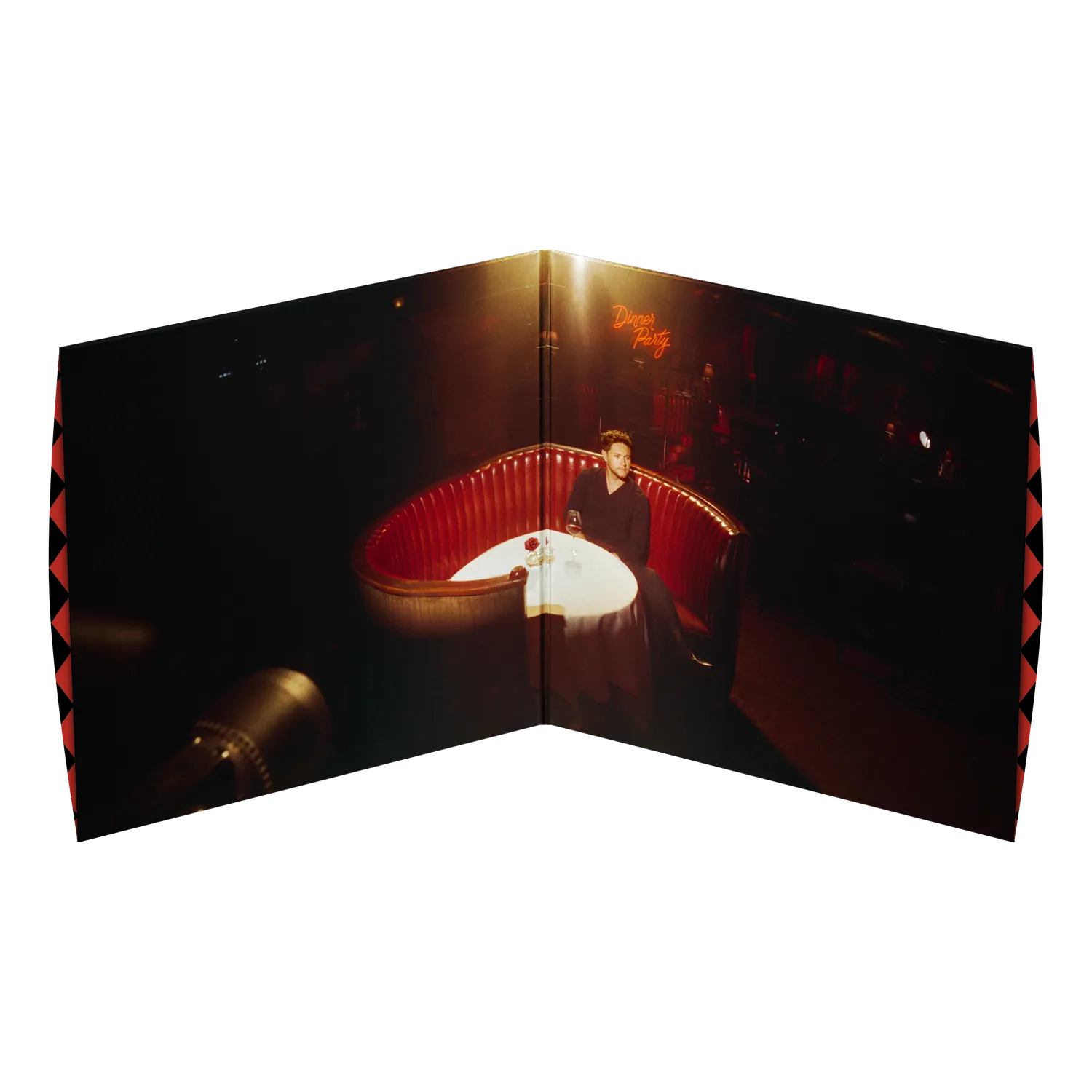 EMI Dinner Party Red Booth Edition vinyle + carte signée