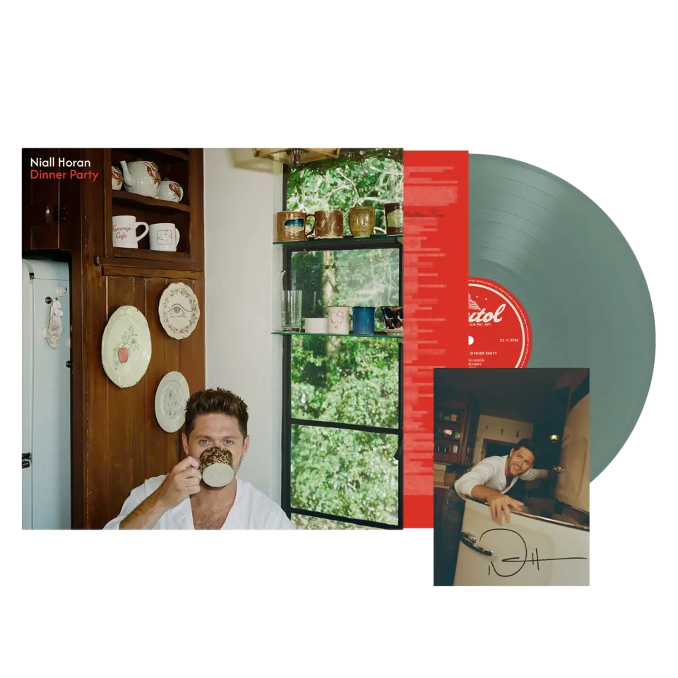 EMI Dinner Party vinyle olive + carte signée
