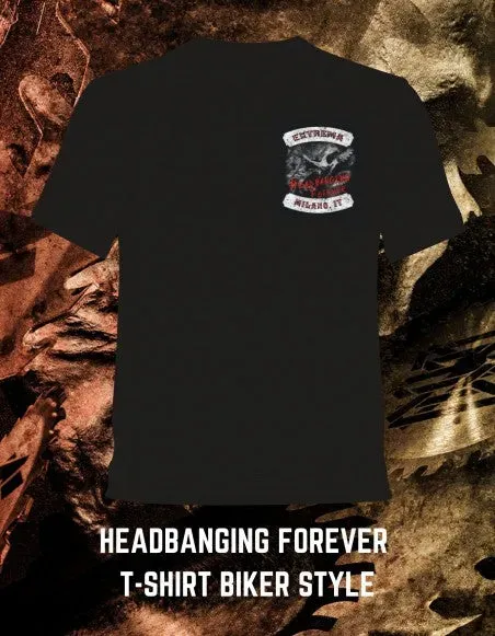 Extrema Headbanging Forever Biker Style t-shirt taille M