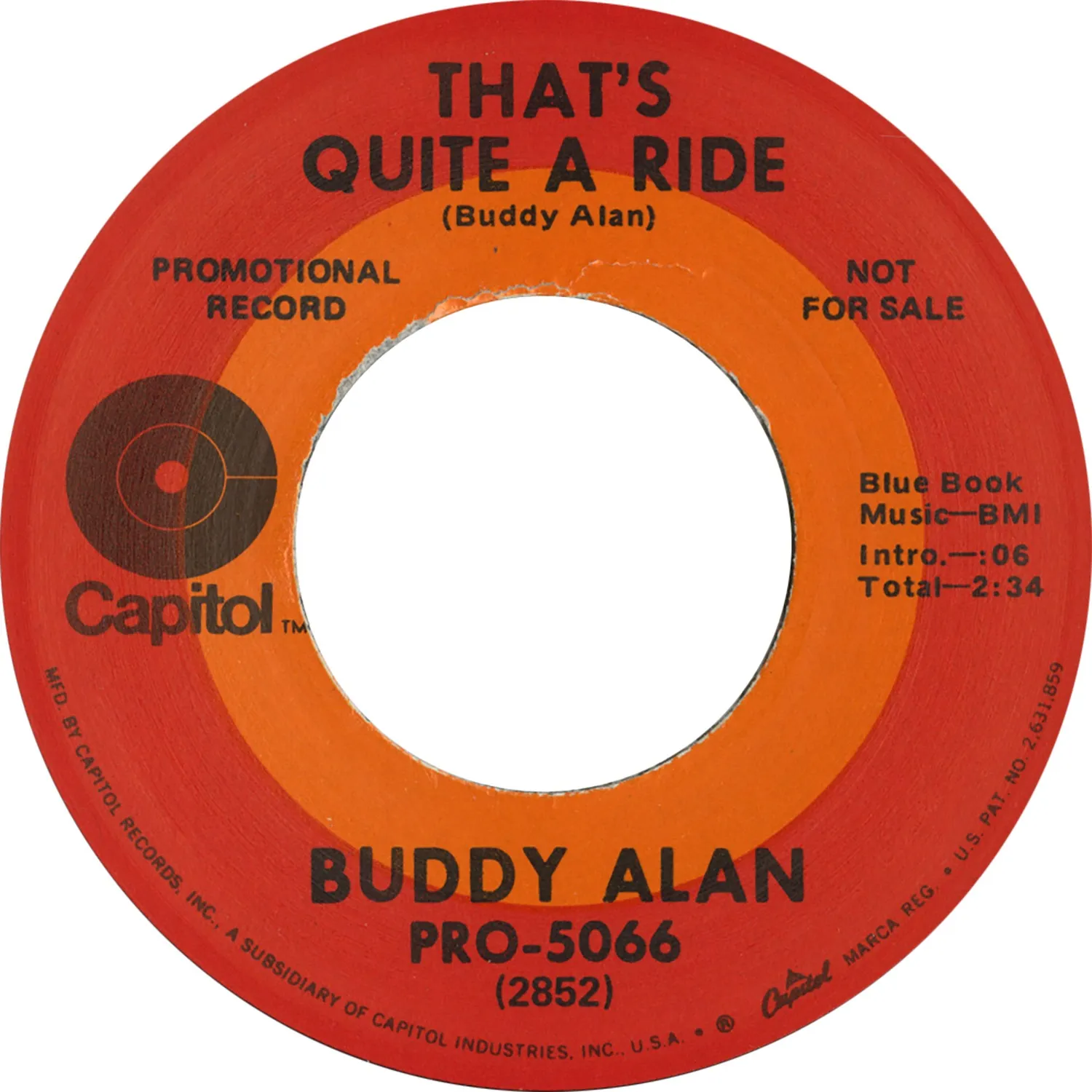 Omnivore Buddy Alan Santo Domingo 45 tours vintage single