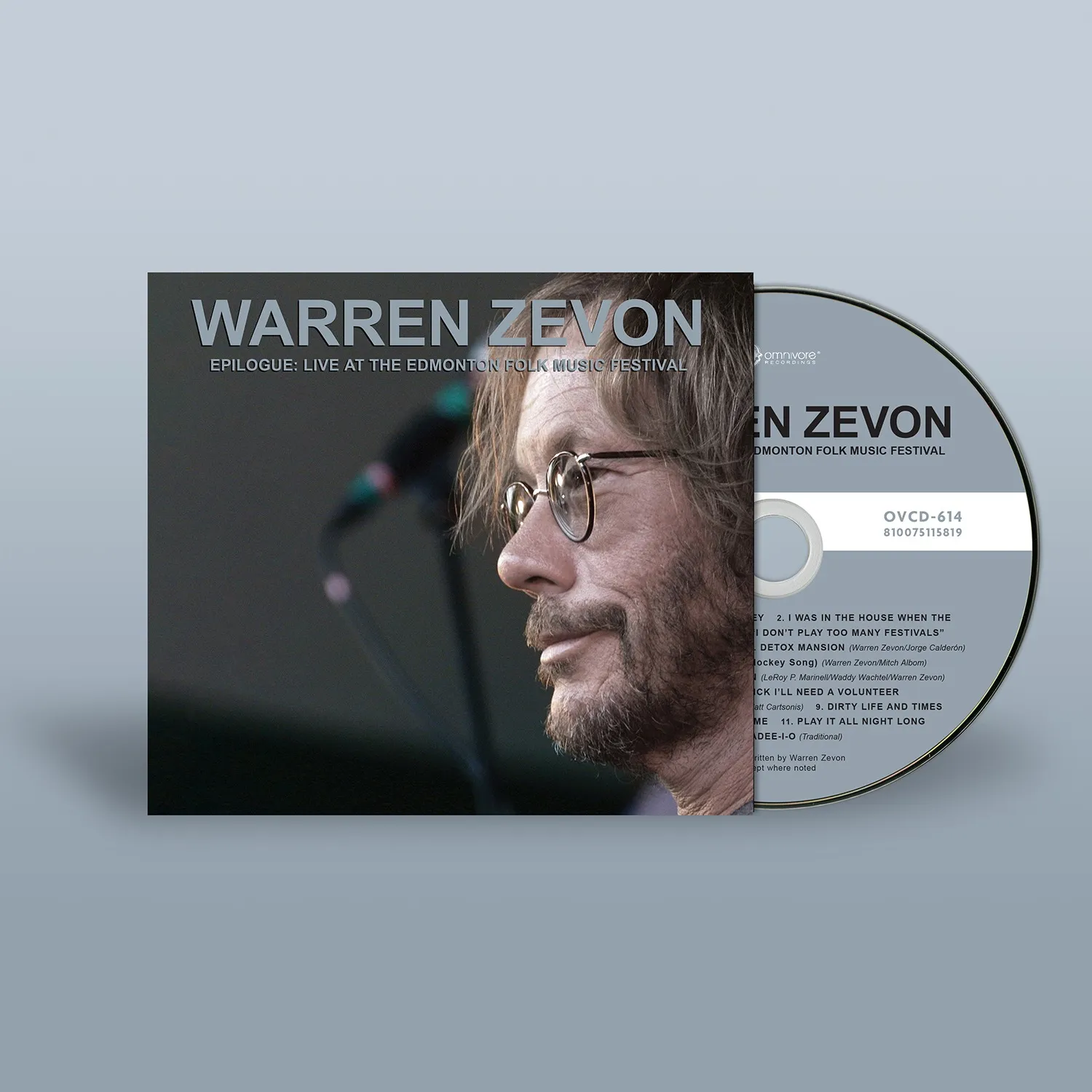 Omnivore Recordings Warren Zevon Epilogue CD live Edmonton