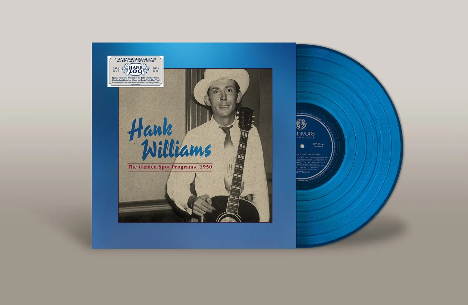 Omnivore Recordings Hank Williams Garden Spot Programs 1950 CD centenaire