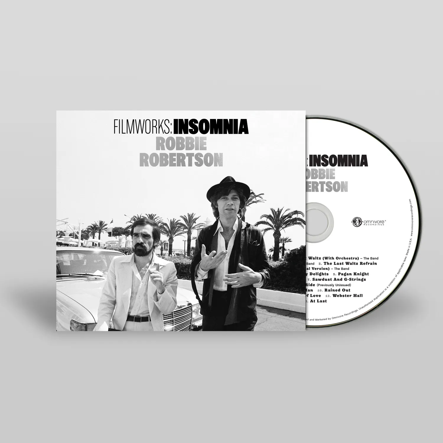 Robbie Robertson Film Works Insomnia CD musiques de films