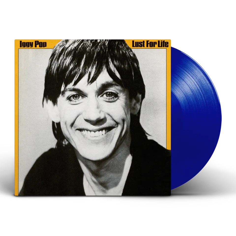 EMI Lust For Life vinyle LP bleu Iggy Pop limité