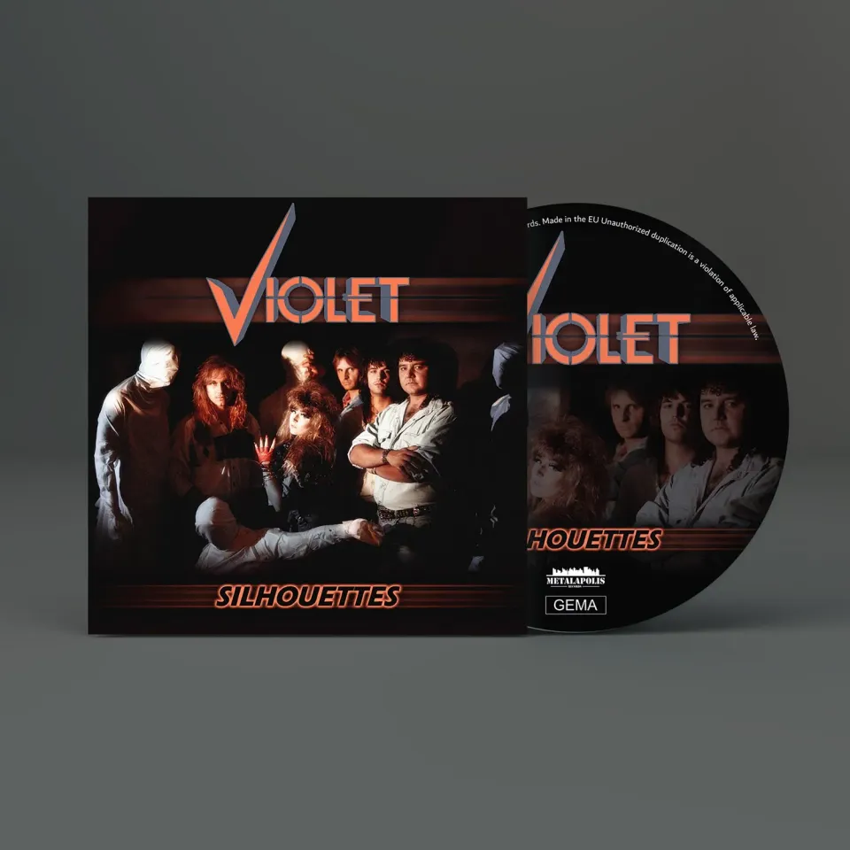 Violet Silhouettes CD édition standard hard rock