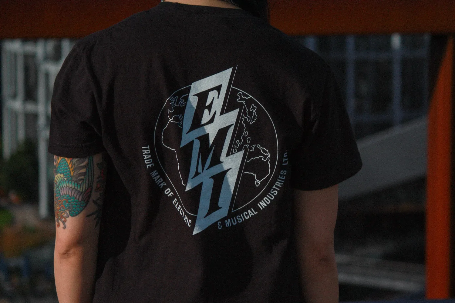 EMI Original T-shirt noir coton bio S-2XL